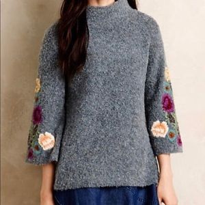 Anthropologie | Sleeping On Snow Rosevine Sweater